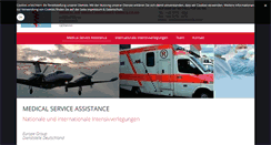 Desktop Screenshot of medical-service-assistance.com